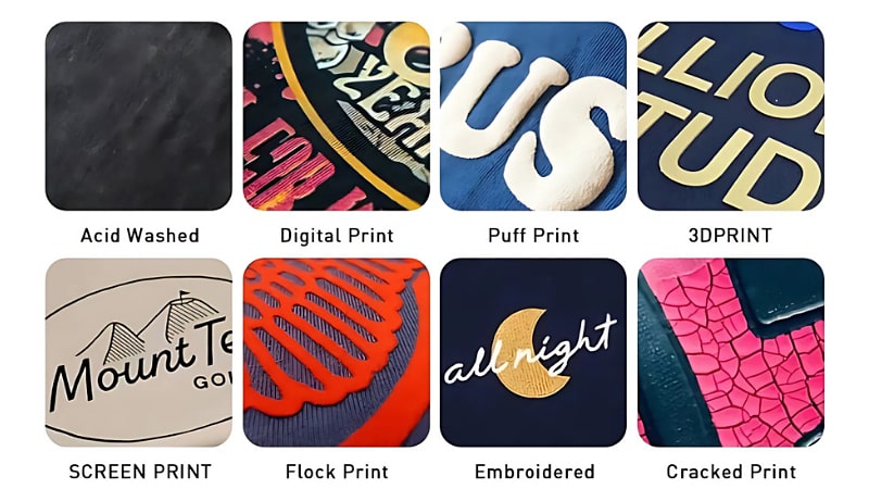 Customize bubble print hoodie